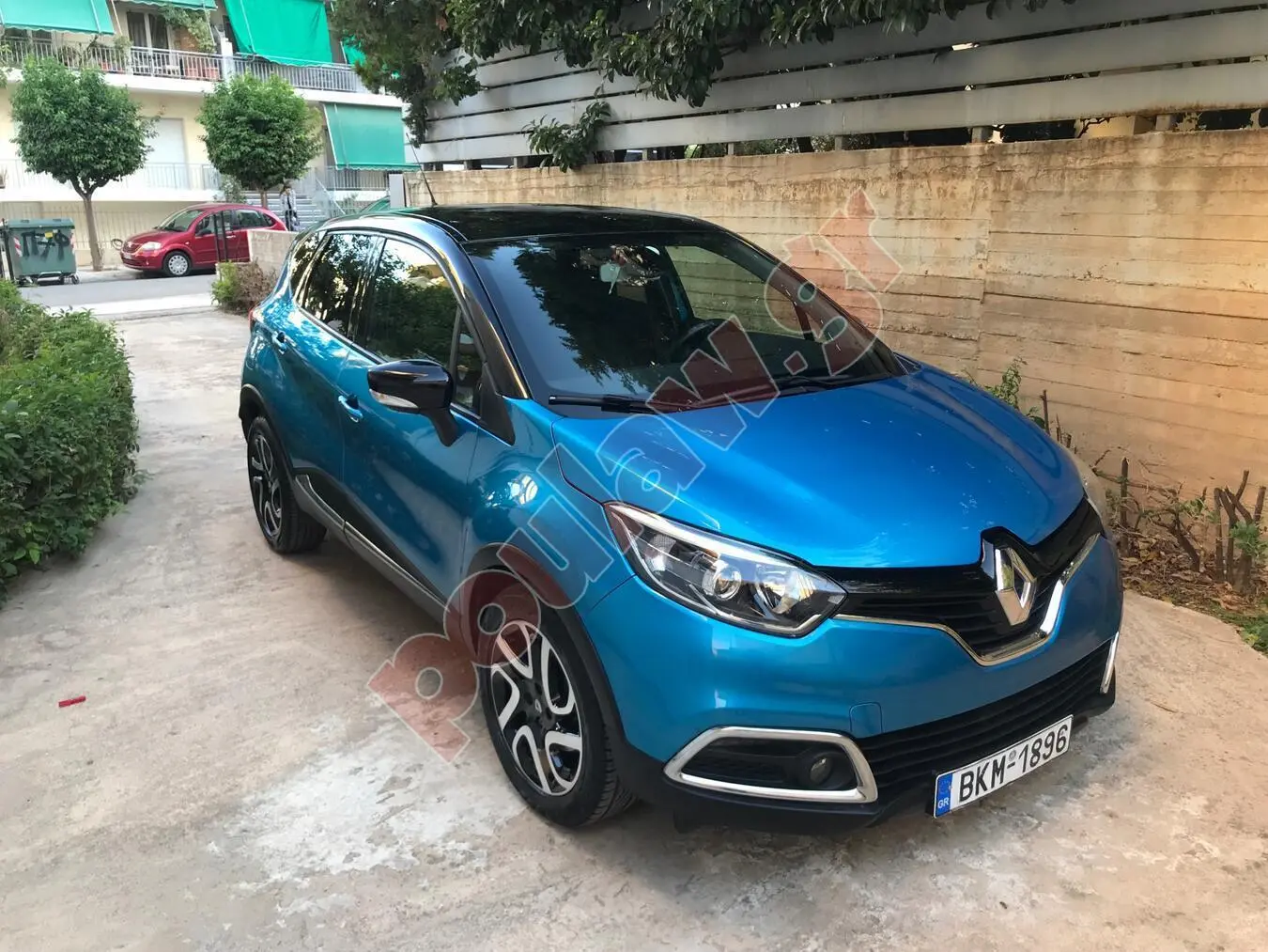 RENAULT CAPTURE, ΑΥΤΟΜΑΤΟ, ΜΠΛΕ ΗΛΕΚΤΡΙΚ ΜΕ ΜΑΥΡΗ ΟΡΟΦΗ