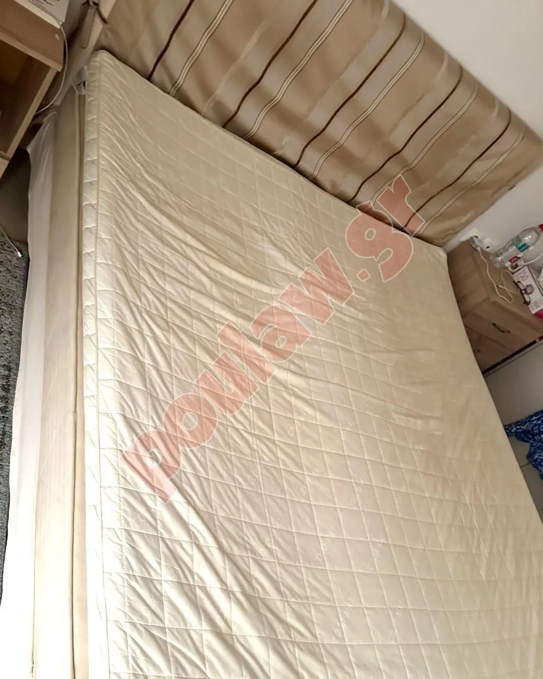 Cocomat κρεβατι 1,69Χ2,00 με στρωμα κ σναστρωμα κ επιπλεον καλυμμα 