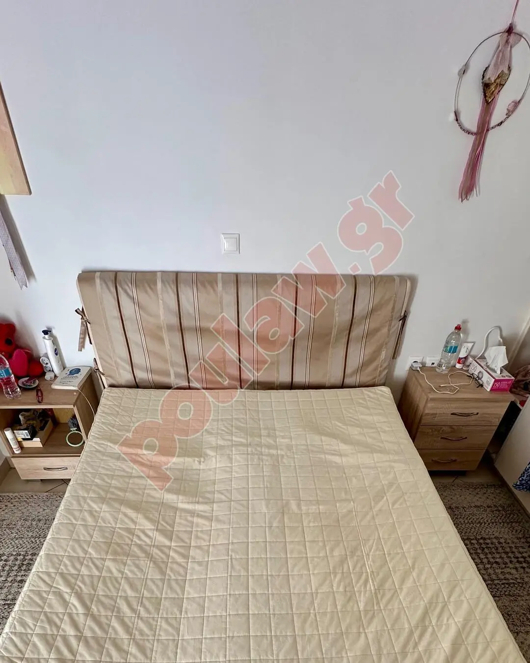Cocomat κρεβατι 1,69Χ2,00 με στρωμα κ σναστρωμα κ επιπλεον καλυμμα 