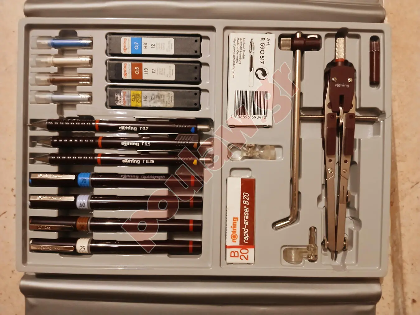 Rotring High Tech Set Ραπιδογράφοι 0,25 - 0,5 - 0,6 - 0,7