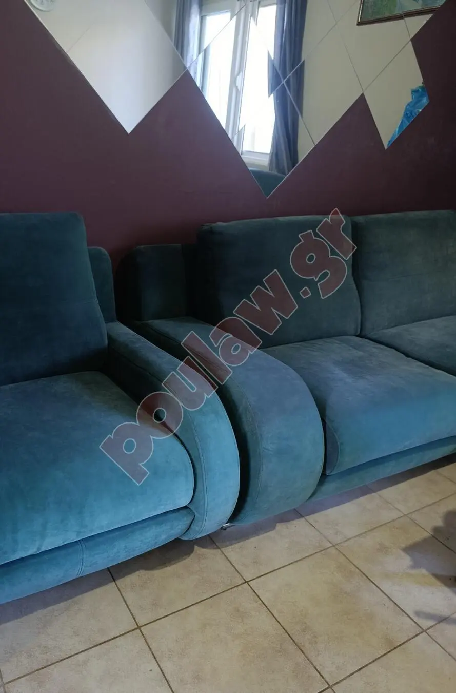 Υπερπολυτελές Σετ Σαλονιού (Τριθέσιος, Διθέσιος, Πολυθρόνα) – Πετρόλ Βελούδο Υπερπολυτελές Σετ Σαλονιού (Τριθέσιος, Διθέσιος, Πολυθρόνα) – Πετρόλ Βελούδο