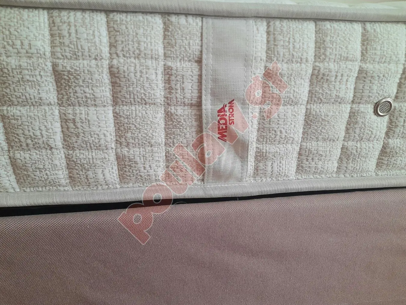 Κρεβάτι ημιδιπλό με ανατομικό στρώμα Media Strom