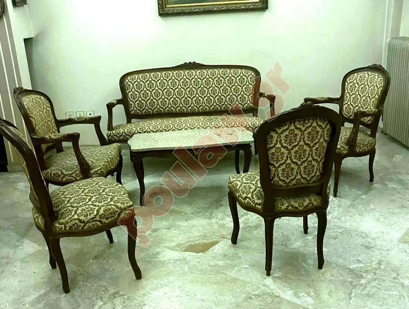 Σαλόνι Louis quinze XV (Λουί κενζ) ΣΕΤ: