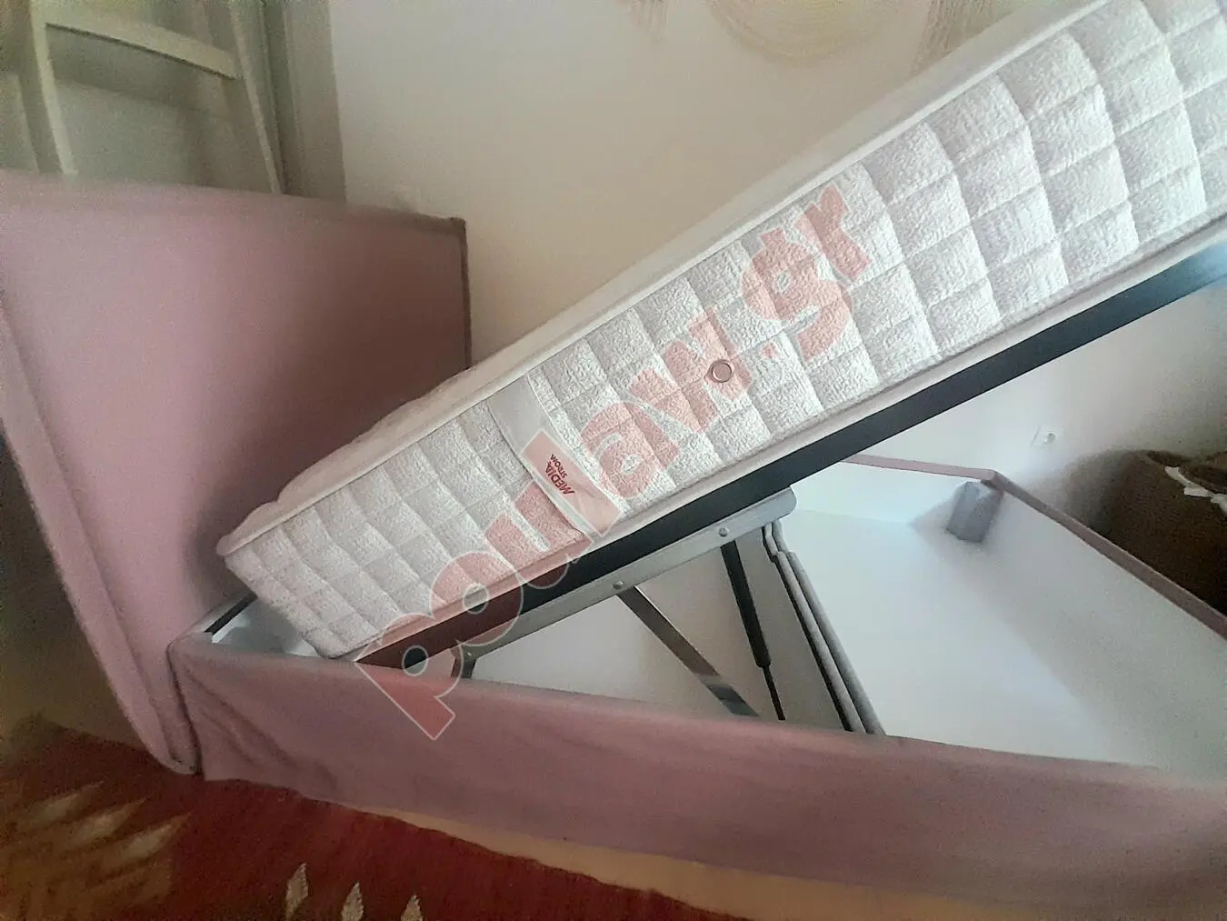 Κρεβάτι ημιδιπλό με ανατομικό στρώμα Media Strom