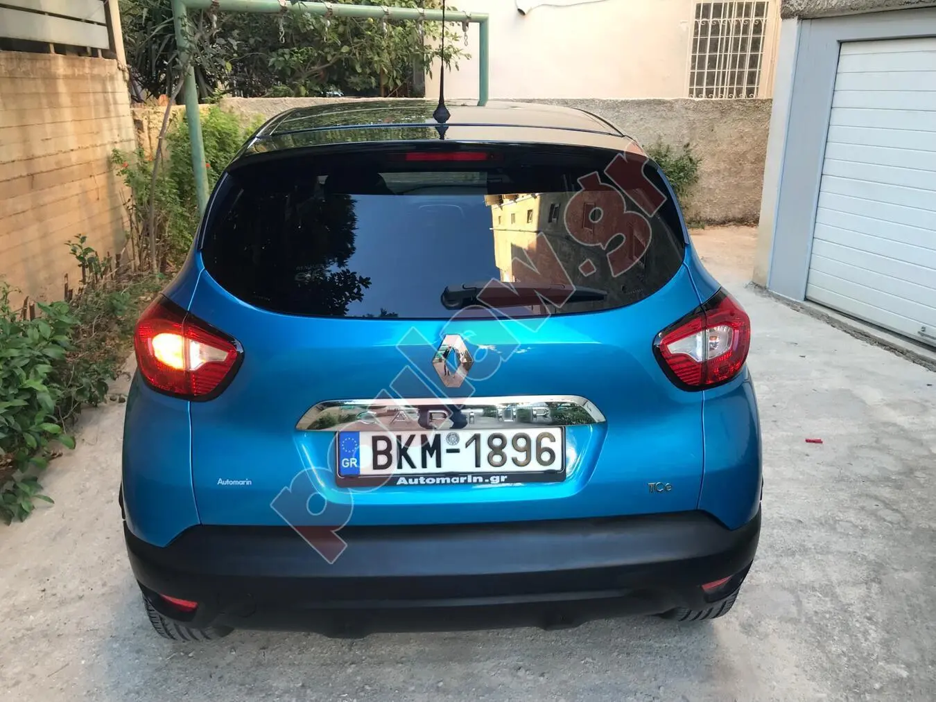 RENAULT CAPTURE, ΑΥΤΟΜΑΤΟ, ΜΠΛΕ ΗΛΕΚΤΡΙΚ ΜΕ ΜΑΥΡΗ ΟΡΟΦΗ