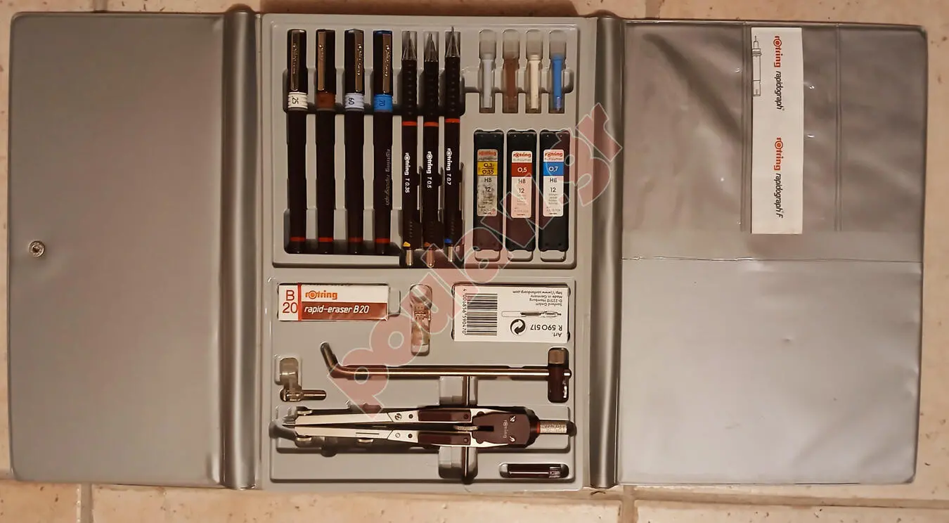 Rotring High Tech Set Ραπιδογράφοι 0,25 - 0,5 - 0,6 - 0,7