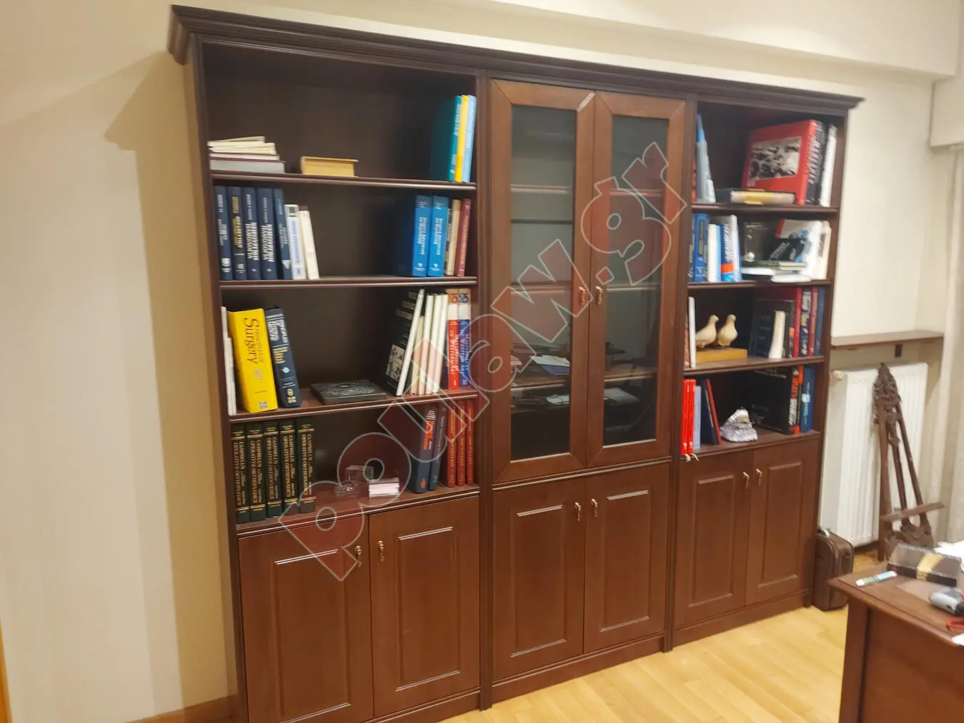 Βιβλιοθήκη και γραφείο 