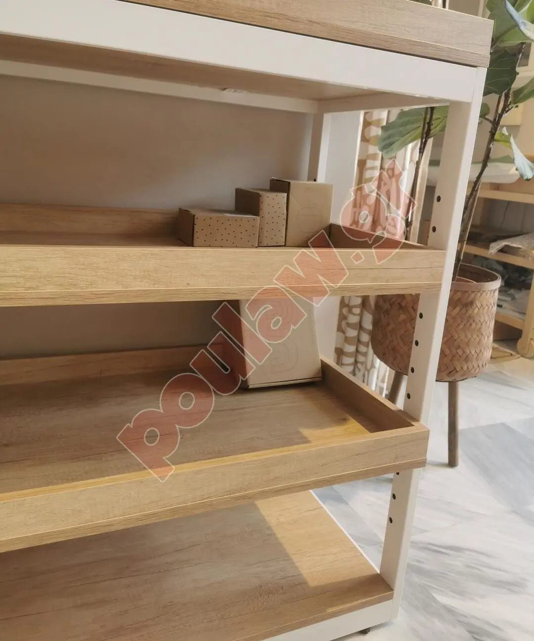 Ραφιέρες σαν καινούργιες, σετ 6 τεμαχίων με κρυφό φωτισμό