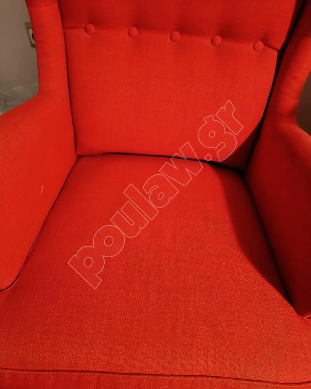 Μπερζερα Ικεα με υποποδιο και προσκεφαλο