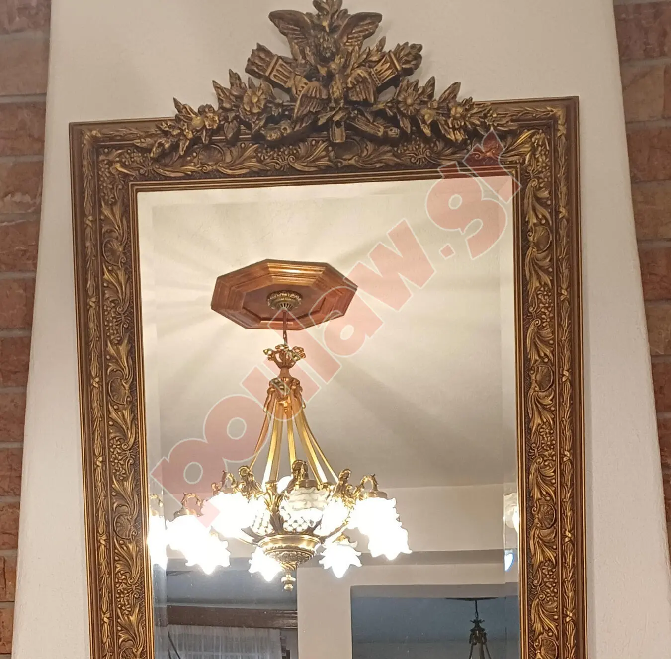 Πολυέλαιος καινούριος με μπρούντζινο σκελετό