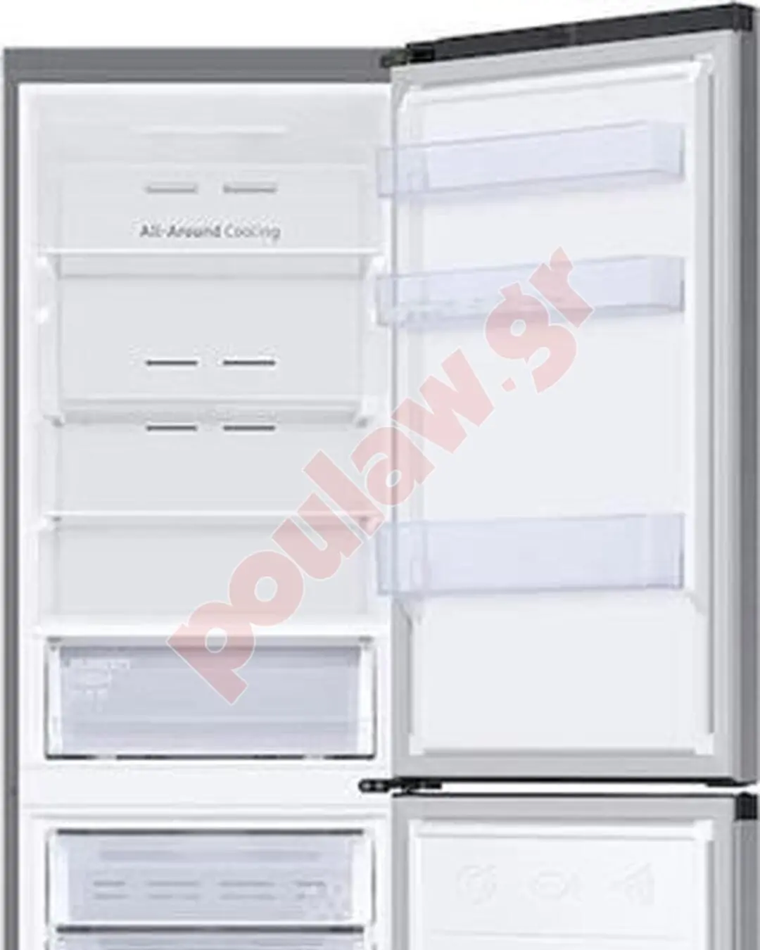 ψυγειοκαταψυκτης Samsung no frost inox