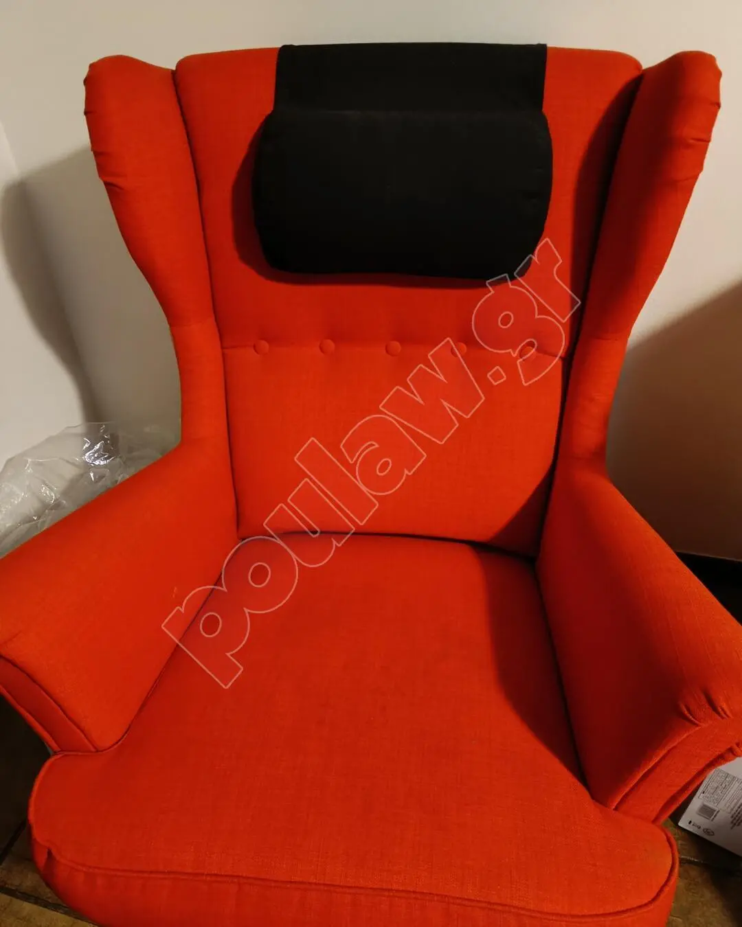 Μπερζερα Ικεα με υποποδιο και προσκεφαλο